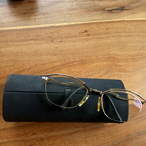 Cazal vintage brille gold - brille,